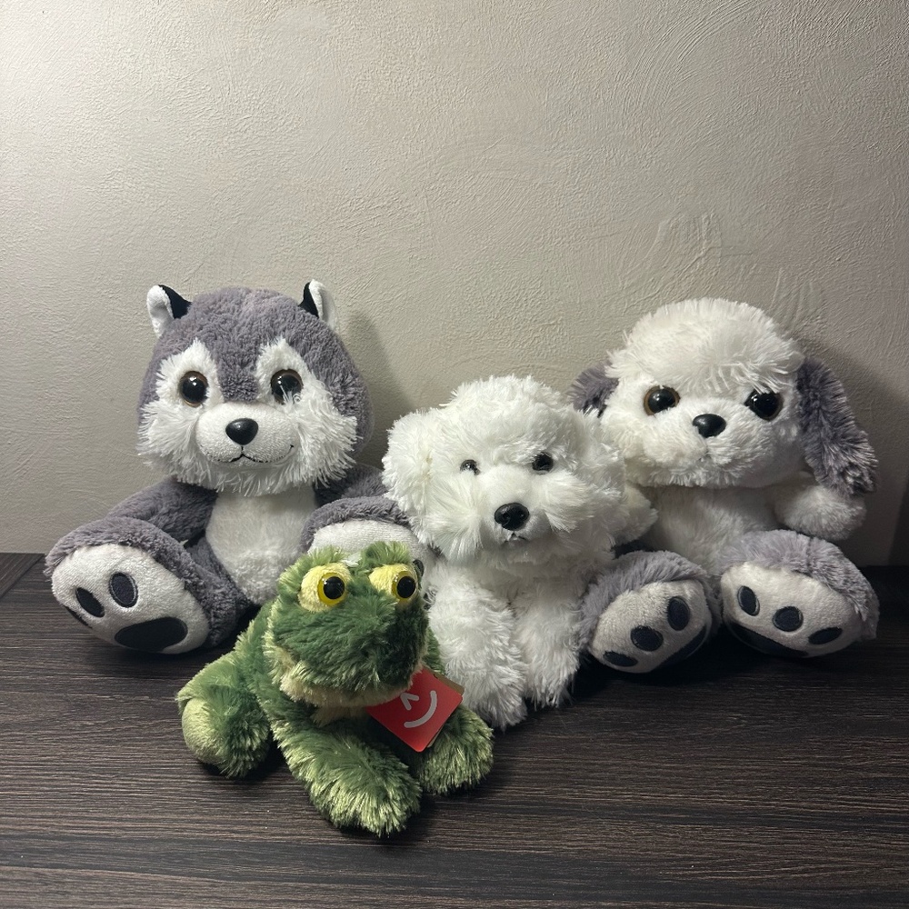 Aurora Taddle Toes Howler Huskey Babble Sheepdog 16321 Grey Frog Bishon Frise